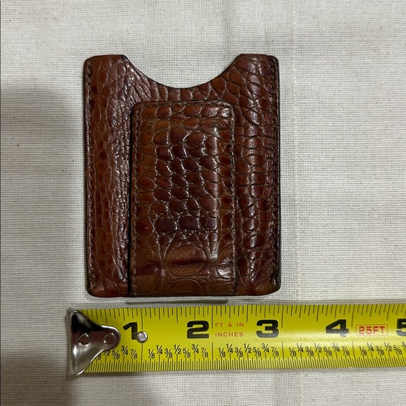 Vintage Brighton leather wallet money clip - Picture 4 of 7